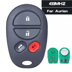 Mando a distancia para coche 3+1B 433MHz para Toyota Aurion 2006-2014 (para Australia)