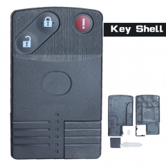 Smart Card Shell 3 Button With Smart Key Blade for Mazda