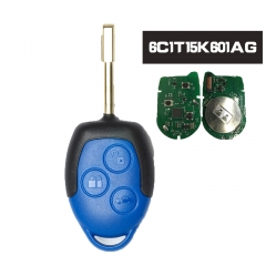 Aftermarket Remote Key FOB 3 Button 433MHz 4D63 Chip for Ford Transit WM VM 2006-2014 FO21 KYDZ