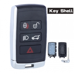 Updated Shell for Land Rover Jaguar Remote Key Case Fob 5 Button - KOBJTF10A