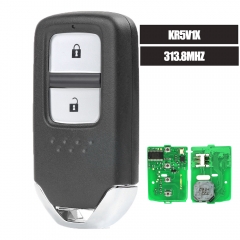 Mando a distancia inteligente 2 botones 313,8 MHz ID47 para Honda City Crider Jazz Shuttle FCC: KR5V1X 72147-T5A-J01 / 72147-T5C-J01