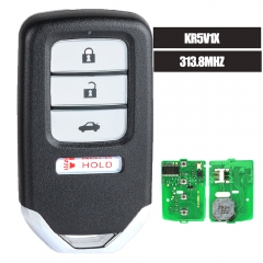 Smart Remote Key 313.8Mhz ID47 4 Button for Honda City 2015-2016 with NCF2952X HITAG 3 47 Chip 72147-T9A-X01 A2C80085300 FCC: KR5V1X