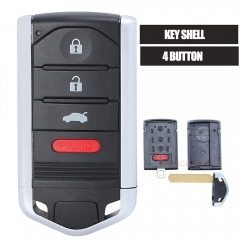 Smart Remote Key Shell Fob 4 Button for 2009-2012 Acura TL FCC ID: M3N5WY8145