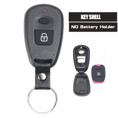 Remote Key Shell 2 Button for Hyundai Elantra Santa Fe 2001-2003 (No Battery Holder)