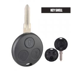 Carcasa de mando a distancia de 3 botones para MERCEDES Bnez SMART Fortwo