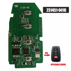 Lonsdor Board ID: 231451-0410 433MHz para Toyota Smart Key 8A PCB