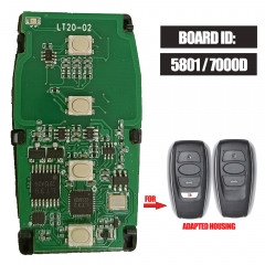 Placa Universal Lonsdor ID: 700D / 5801 FSK 312/314.3MHz / 433MHz para Subaru Smart Key PCB Work para K518 Key Tool