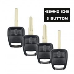 Remote Car Key Fob 3 Button 433.92MHz ID40 for Opel Vauxhall,GM# 24424728 , HU43, YM28, HU46 , HU100 Blade