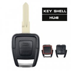 Remote Key Shell 2 Button for OPEL HU46