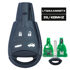 P/N:LTQSAAM433TX Smart Remote Key Fob 315Mhz / 433MHz PCF7946AT for SAAB 9-3 9-5 2003-2009