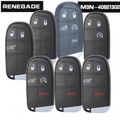 M3N-40821302 Smart Remote Key 2B/3B/4B/5 Button 433MHz 4A for Jeep Renegade 2215-2021