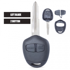 Top Quality Remote Key Shell 2 Button for Mitsubishi Pajero Triton Lancer Evo Left Blade