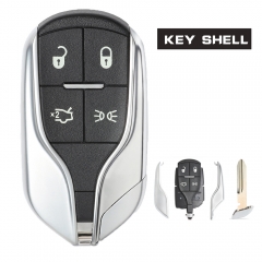Replacement Smart Remote Key Shell Case 4 Button Light Button for Maserati - FCC: M3N-7393490