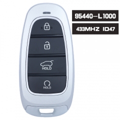 Aftermarket PN: 95440-L1000 /  LXP90 FSK 433MHz ID47 Keyless Go Smart Remote Key 4 Button for Hyundai Sonata 2020-2021, FCC ID:  TQ8-FOB-4F26