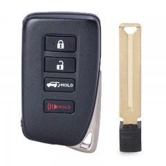Board ID: 231451-3950,  FCCID: HYQ14FLB Smart Remote Key 4 Buttons 314.3MHz Fob for Lexus NX300 NX300h RX350 RX350L 2020 2021 2022