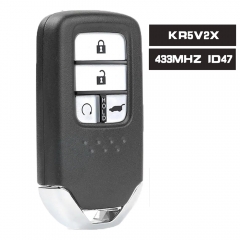 FCCID: KR5V2X , A2C83162500 433.92MHz ID47 Chip Smart Remote Car Key Fob for Honda Pilot