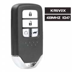 433,92 MHz ID47 Chip FCC: KR5V2X A2C83162500 Reemplazo 4 Botón Inteligente Remoto Coche Clave Fob para Honda Pilot