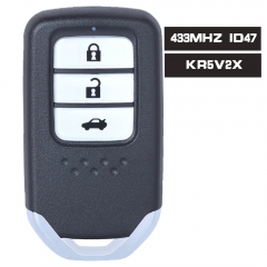 KR5V2X Smart Remote Key Fob 3B 434Mhz ID47 for Honda City Jazz Civic Grace 2015