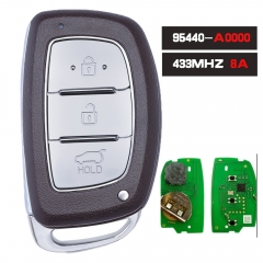 95440-A0000 Smart Remote Key 3 Button 433MHz 8A Chip for Hyundai Creta 2016 2017