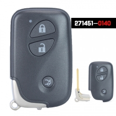 271451-0140 Smart Key Remote Fob 312.2MHz / 314.3MHz / 433.92MHz for Lexus ES350 IS250 IS350 GS300 GS350 GS430 GS450H GS460 LS460 LS