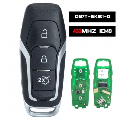 FCC: DS7T-15K601-D Aftermarket Smart Card Remote Car Key ASK 433MHz con HITAG PRO Chip para Ford Mondeo Edge S-Max Galaxy 2014-2018