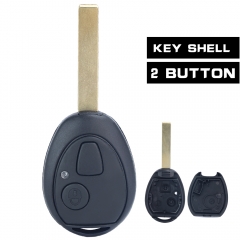 2 Butoons Remote Key Case for BMW Mini Cooper S 2003-2007 No Logo