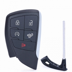 5 Button Smart Remote Key Shell Case Fob for Chevrolet Silverado 1500 2500 3500 2022 2023