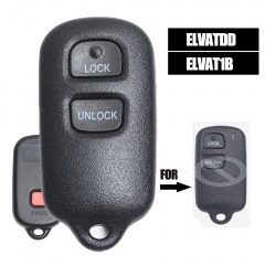 ELVATDD / ELVAT1B Llave remota 433MHz fob para Toyota Tundra Tacoma RAV4 Camry