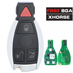Xhorse MB FBS3 BGA Keyless-Go Smart Remote Key 4 Button 315MHz/433MHZ for Mercedes-Benz W204 W207 W212 W164 W166 W221