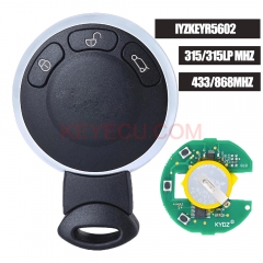 KYDZ batería recargable llave remota inteligente sistema CAS ID46 Chip 315LP/315MHZ/433MHZ/868MHZ para BMW MINI Cooper