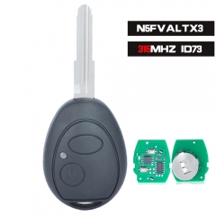 Aftermart Remote Key Fob 315Mhz ID73 for US Land Rover Discovery 1999-2004 - N5FVALTX3