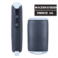 WAZSKE13D03 TAYB-67-5DYB Smart Remote Key 2 Button 315MHz for Mazda CX-5 CX-9 2019 2020 2021 2022