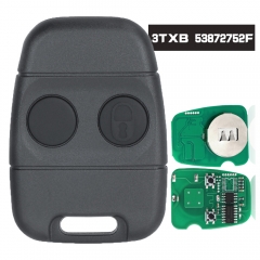 P/N: 3TXB 53872752F Remote Key 433MHz 2 Button for Land Rover Defender Discovery Freelander MG for NIssan