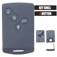 Smart Remote Key Shell Case Fob for Renault Laguna III ,ZOE,Fluence , Megane III, Scenic, Grand Scenic 2008-2016