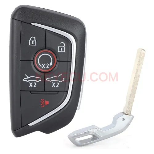P/N: 13538852, YG0G20TB1 Smart Remote Key Fob 434MHz ID49 6 Button for Chevrolet Corvette C8 2020