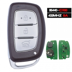 95440-C1100 / 95440-C1101 Smart Remote Key Fob 433MHz 8A Chip for Hyundai Sonata 2014-2017