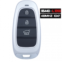 95440-L1200 Smart Keyless Remote Key 433MHz ID47 Fob for Hyundai Sonata 2020 - 2021