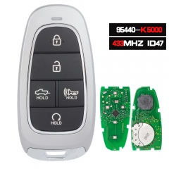 95440-K5000 Smart Remote Key 433MHZ ID47 Fob for Hyundai Santa Cruz 2022 FCCID: TQ8-F08-4F27