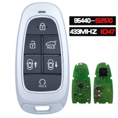 P/N: 95440-S2510 Smart Key Keyless Remote Fob ID47 Chip 433MHz For Hyundai Santa Fe 2021