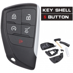 Smart Remote Key Shell Case 3/4/5/6 Button Fob for Chevrolet Silverado 1500 2500 3500 2022 2023 YG0G21TB2