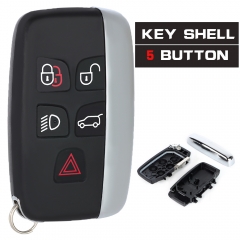 Smart Remote Car Key Shell Case 5 Button for Land Rover LR2 LR4 Range Rover Sport Evoque