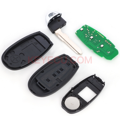 Model :TS008 3 Buttons Smart Key Card 433MHz PCF7952A ID46 for Suzuki Swift Kizashi 2010-2016, 37172-57L10