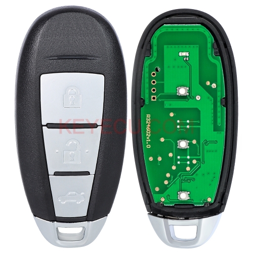 Model :TS008 3 Buttons Smart Key Card 433MHz PCF7952A ID46 for Suzuki Swift Kizashi 2010-2016, 37172-57L10