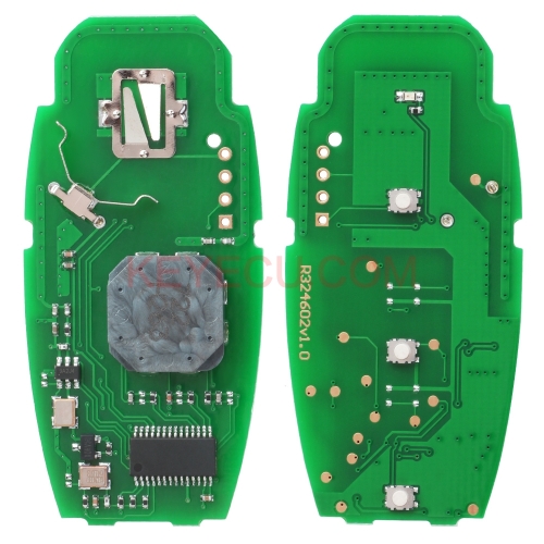 Model :TS008 3 Buttons Smart Key Card 433MHz PCF7952A ID46 for Suzuki Swift Kizashi 2010-2016, 37172-57L10