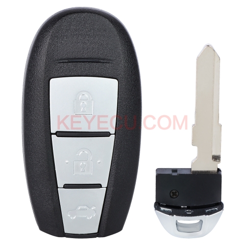 Model :TS008 3 Buttons Smart Key Card 433MHz PCF7952A ID46 for Suzuki Swift Kizashi 2010-2016, 37172-57L10