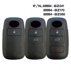 P/N 89994-BZ041 89994-BZ170 89994-BZ050 Keyless Go Smart Key 2/3/4 button 433mhz 4A Chip for Toyota Raize Rocky