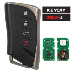 KEYDIY KD ZB42-4 mandos a distancia inteligentes universales serie ZB para estilo KD-X2 KD-MAX URG200 Mini programador KD