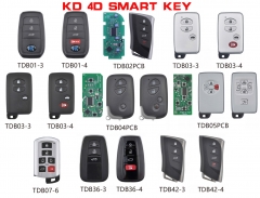 KEYDIY Universal KD 4D Smart Key Generation TDB Remote for Toyota/Lexus/Subaru Car Keys Board ID: 0140 3370 5290 F433 A433 0500 6601 0111 6221