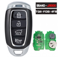 P/N: 95440-J9000 Llave remota inteligente de 4 botones para Hyundai Kona 2018-2019 FCCID: TQ8-FOB-4F18