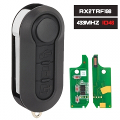 Flip Remote Key 3 Button 433MHz PCF7946 para 2015 2016 2017 2018 2019 Ram Promaster 2ADFTTRF198 RX2TRF198